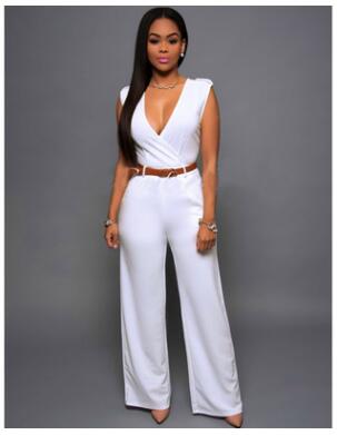 Women loose wide leg jumpsuit