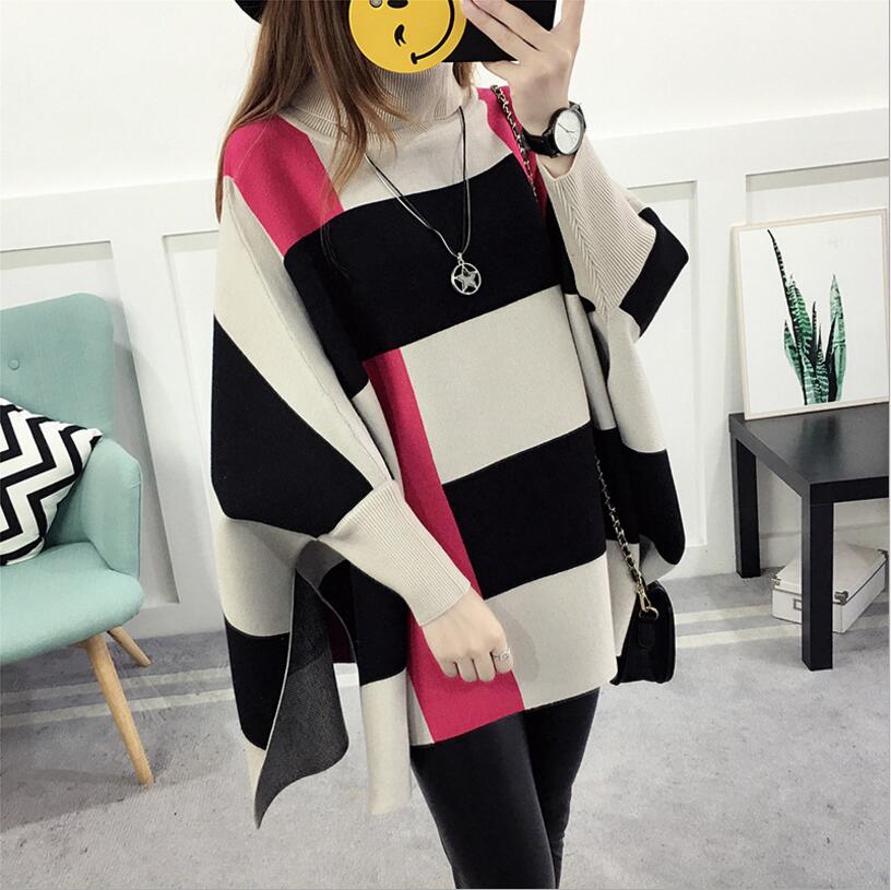 Women Loose Knitted Pullover Sweater