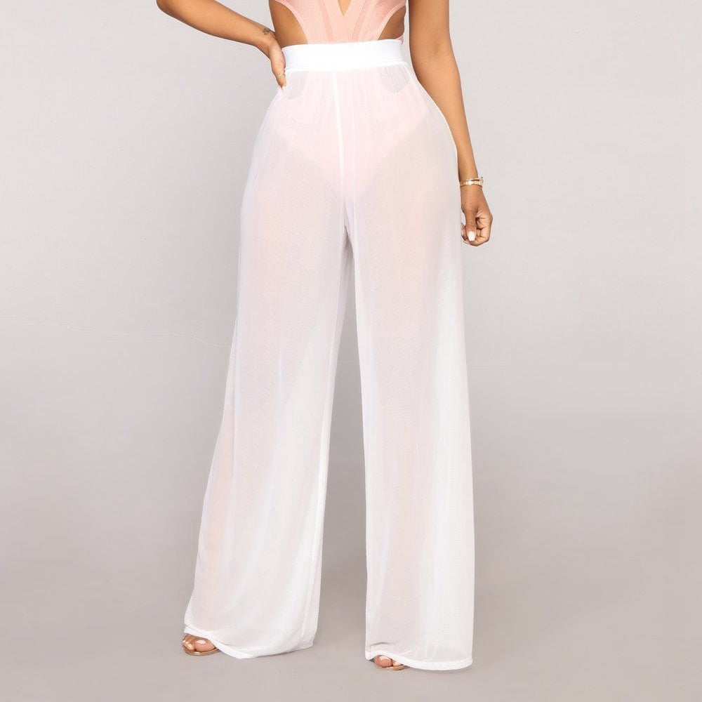 Women Wide Leg High Waist Pants