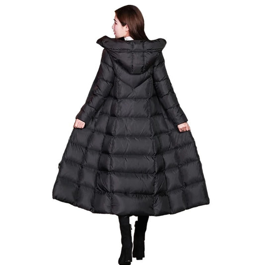 Women Warm Hooded Coat