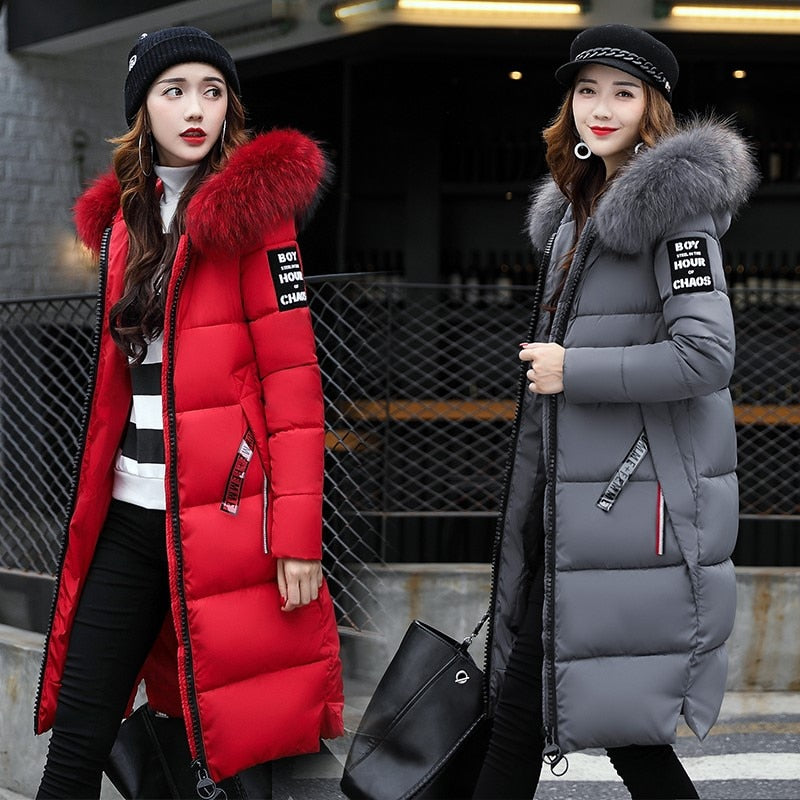 Women Casual Warm Hooded Jacket Coats