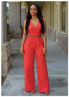 Women loose wide leg jumpsuit