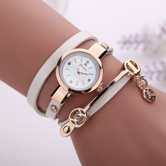 Women Wrap Around Leather Watch