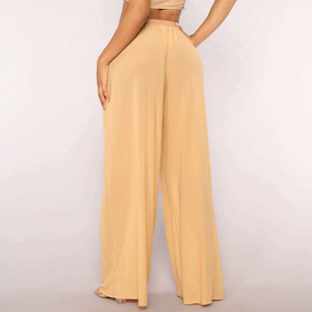 Women Wide Leg High Waist Pants