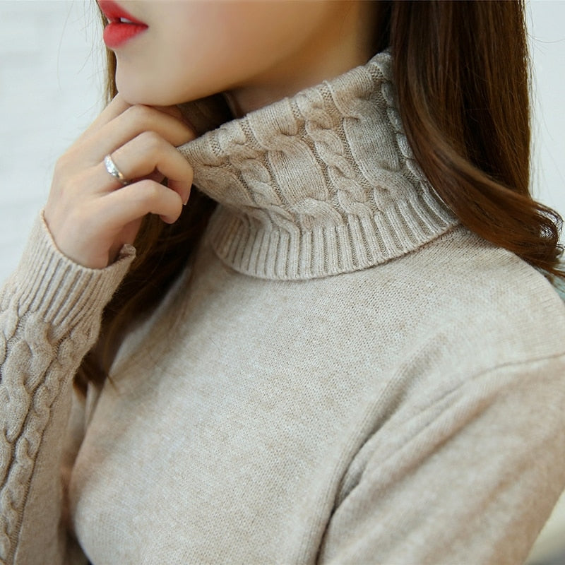 Women Cashmere Knitted Sweater and Pullover