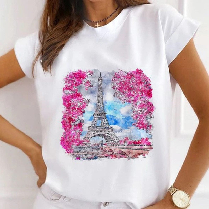 Women Casual Short Sleeve T-Shirts