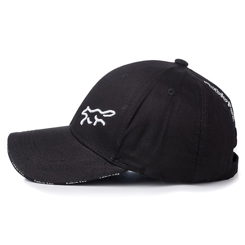 New Women Cotton Cap Fashion Fabio Fox Embroidered Baseball Cap