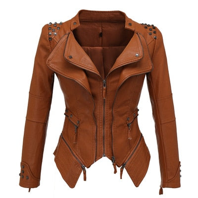 Woman Faux Leather Jackets