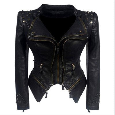 Woman Faux Leather Jackets