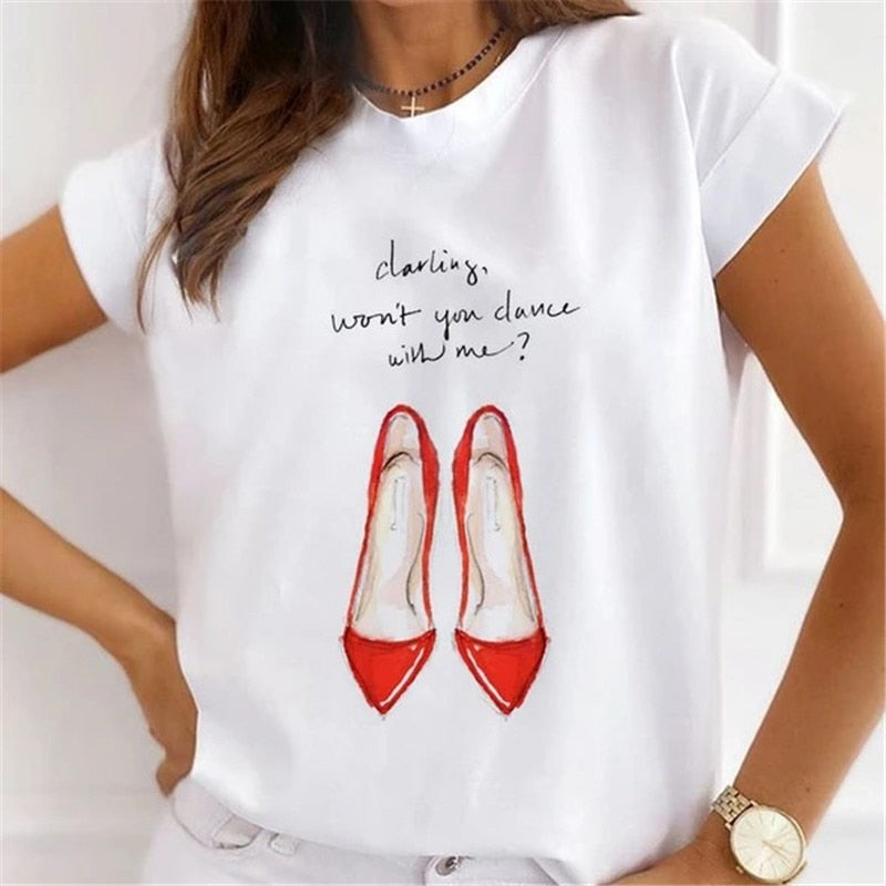 Women Casual Short Sleeve T-Shirts