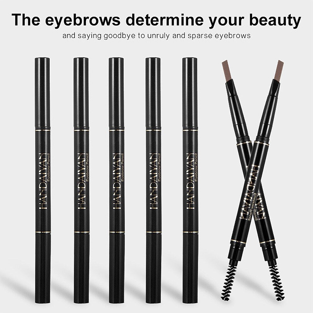 Women 2 In 1 Eyebrow Waterproof Eyeliner Pen