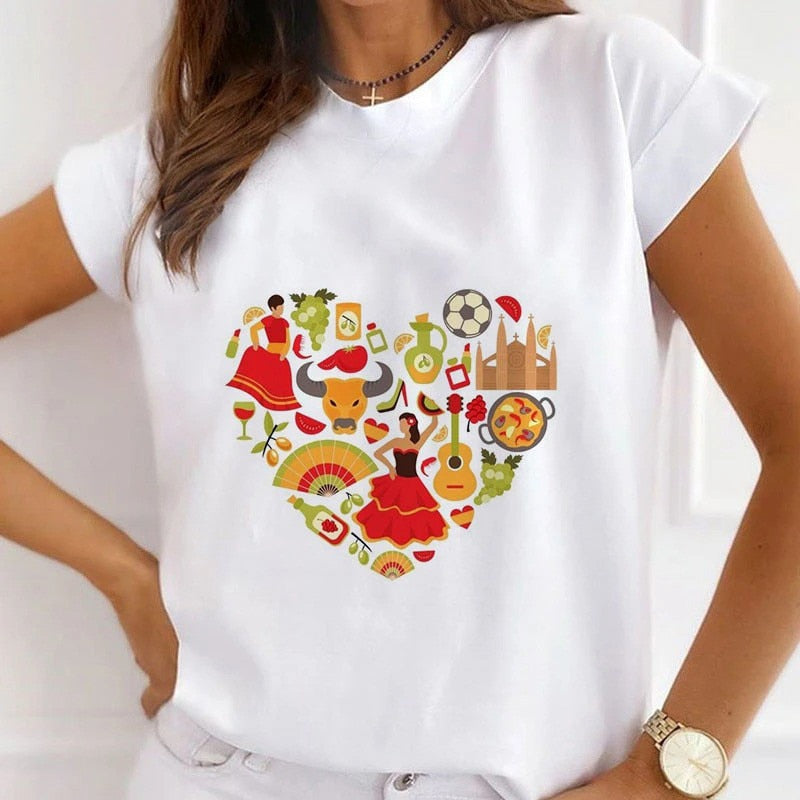 Women Casual Short Sleeve T-Shirts