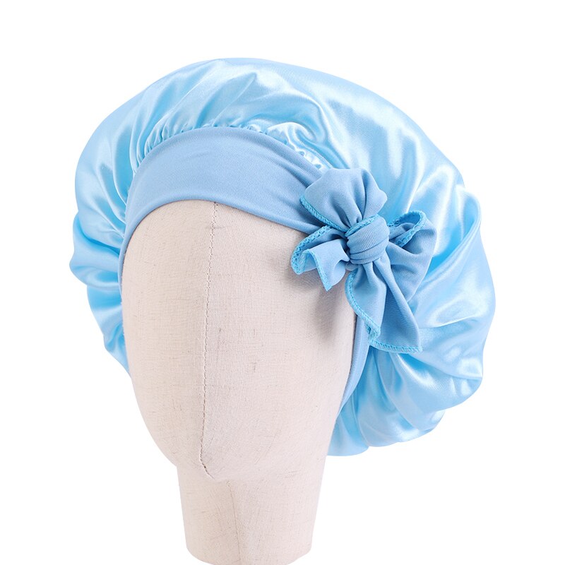 Women Night Sleep Satin Bonnet