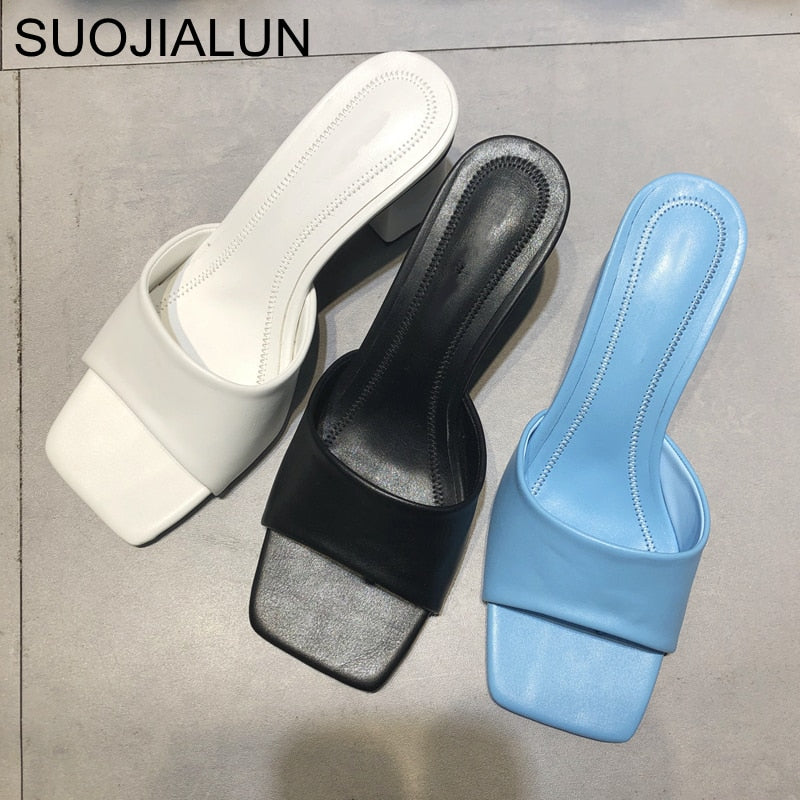 Women Elegant Slipper Sandals Slip-On