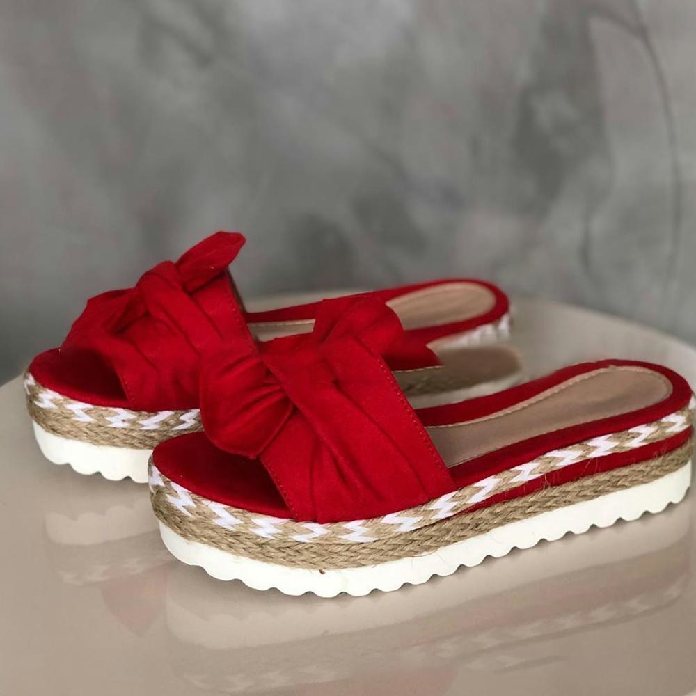 Women Bow Slipper Sandals