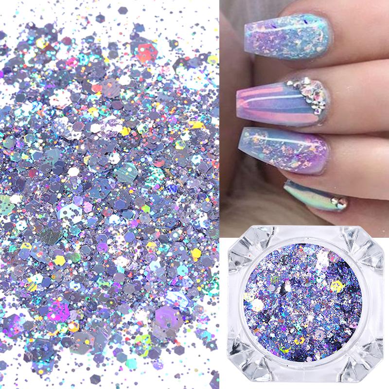 Nail Sequins Mixed Colors 3D Nail Glitter