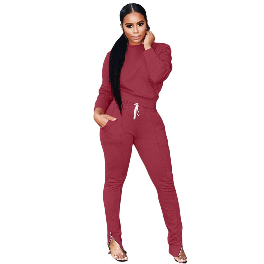 Women Winter Two Piece Set