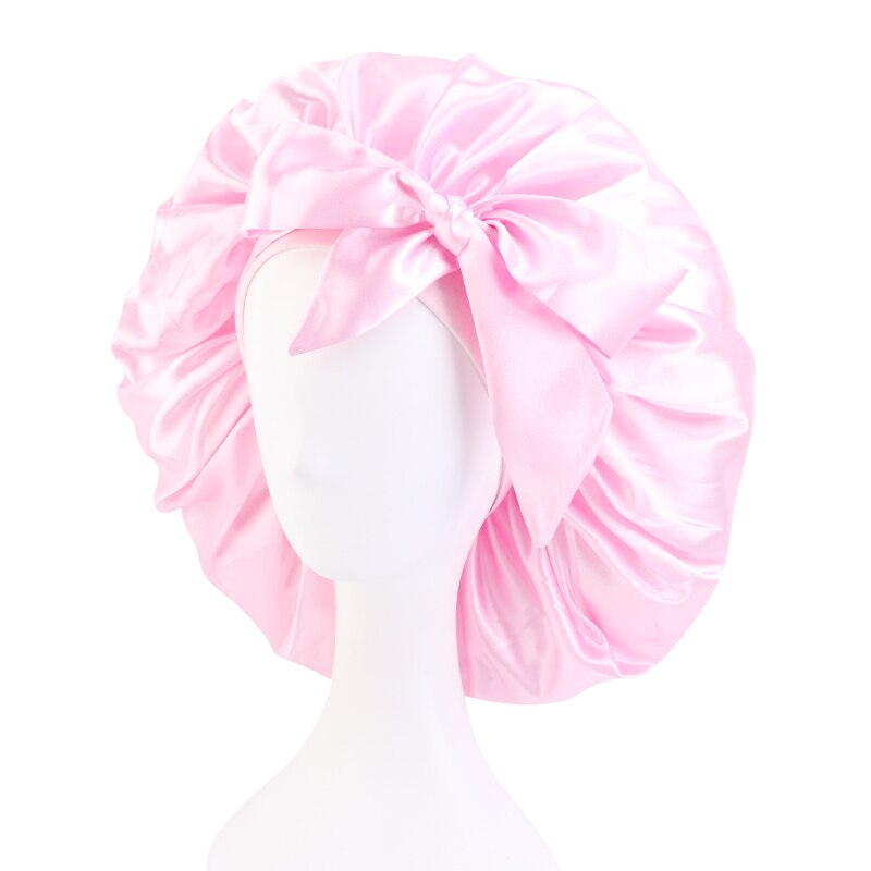 Women Night Sleep Satin Bonnet