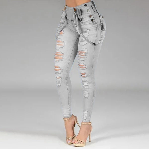 Women High Waisted Skinny Jeans