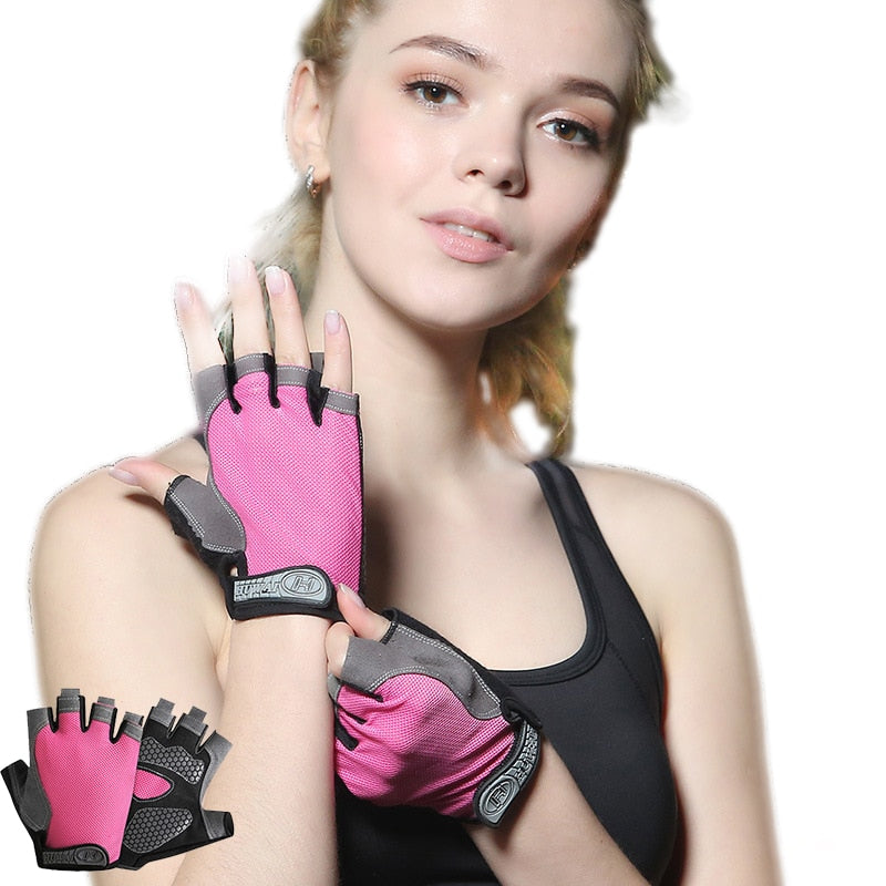 Women Professional Anti-Slip Fitness Gloves