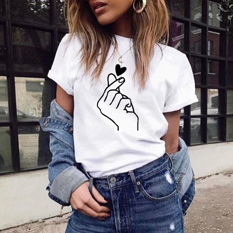 Woman Snap for Love T Shirt