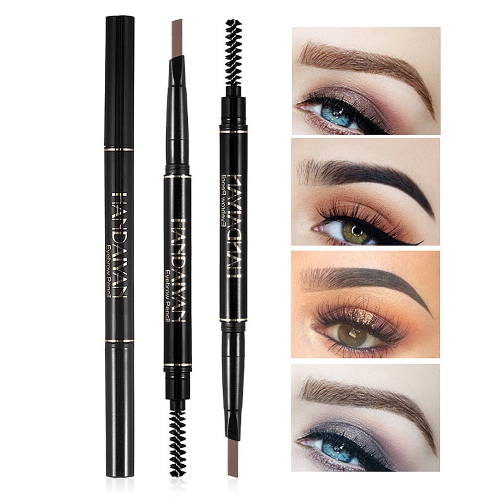 Women 2 In 1 Eyebrow Waterproof Eyeliner Pen