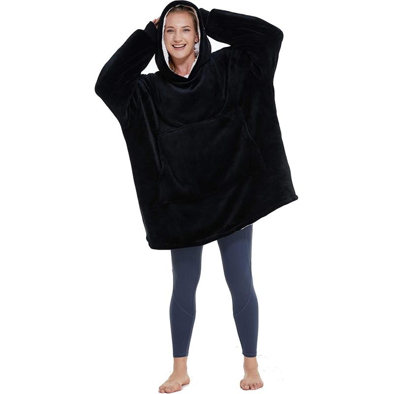 Women Pocket Oversized Hoodie Blanket