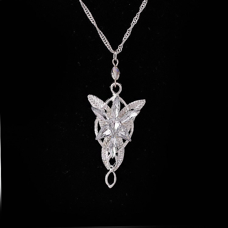 Women Crystal Twilight Star Pendent Torque Gift