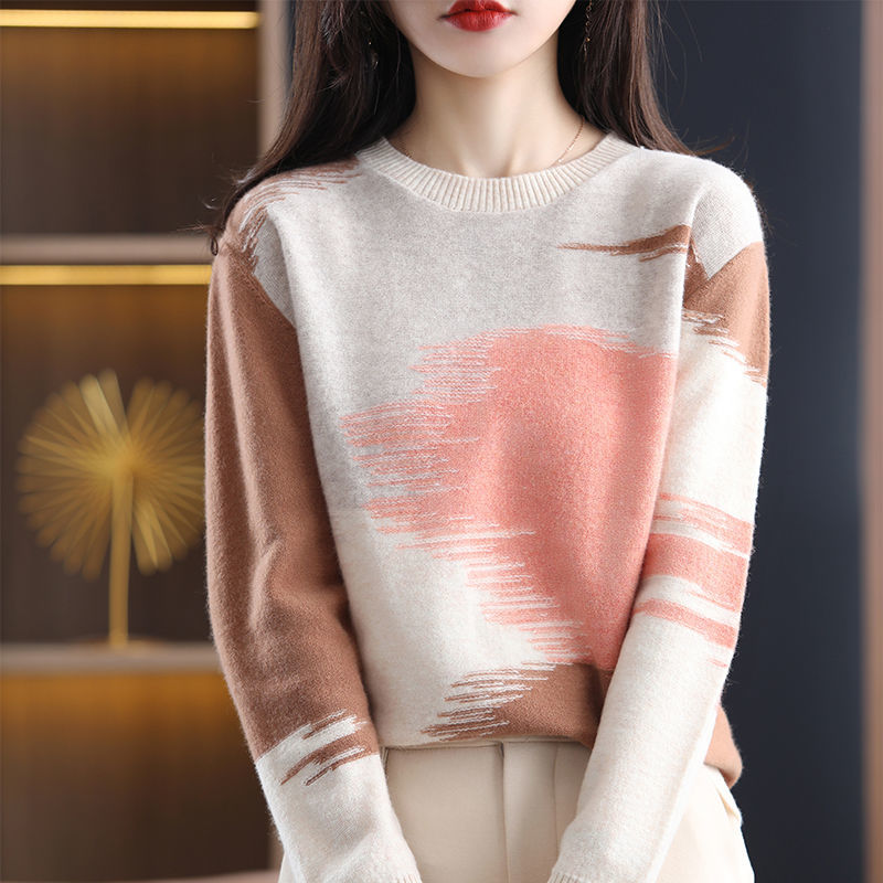 Women Causal Patchwork Long Sleeve T Shirts