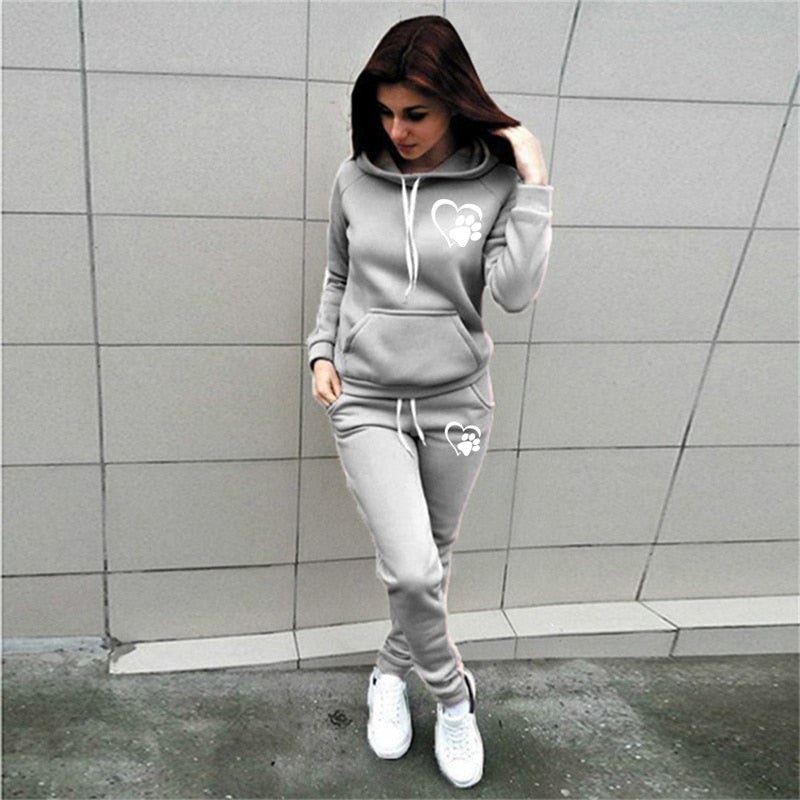 Women Tracksuit Jogging Set