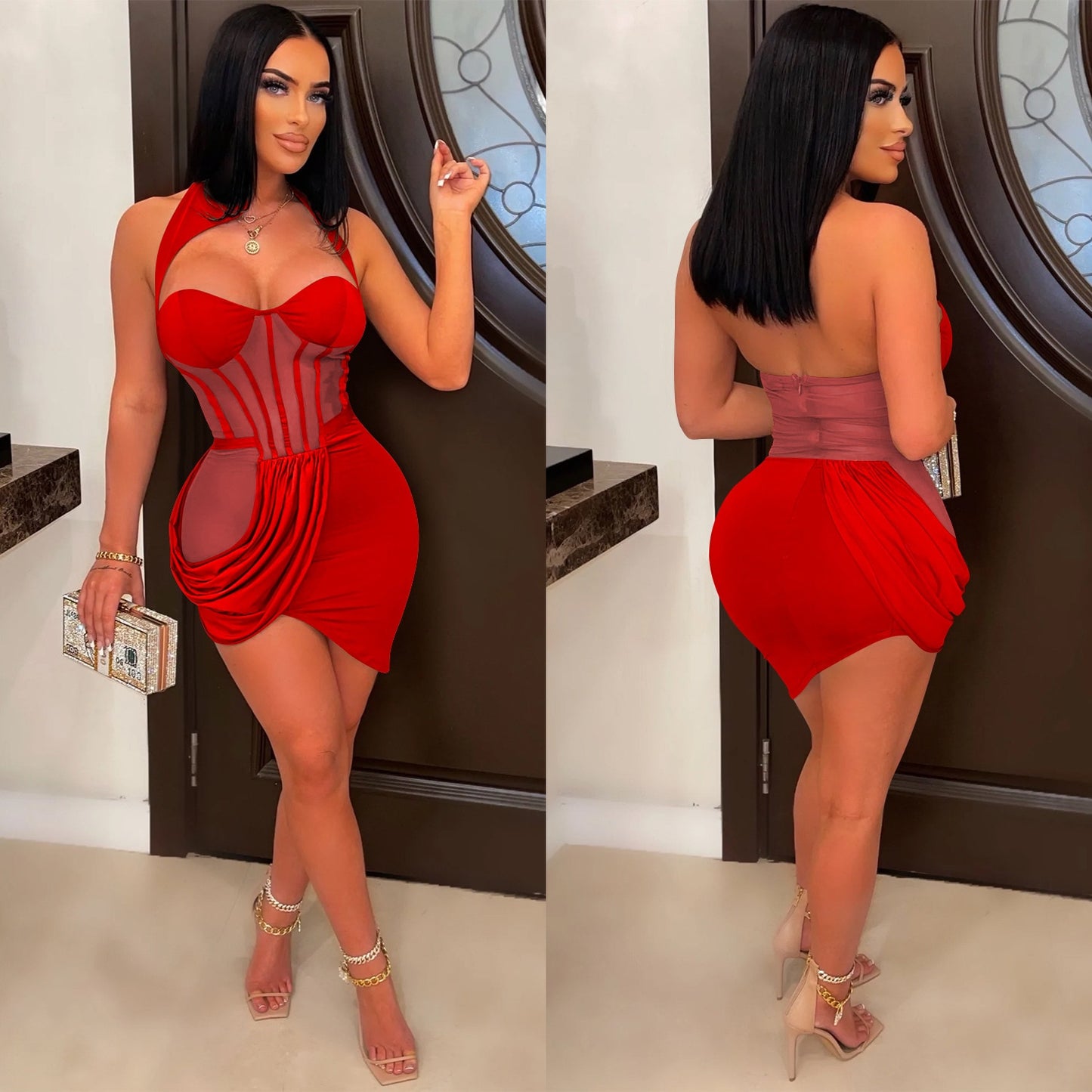 Women Mini Sexy Party Dress