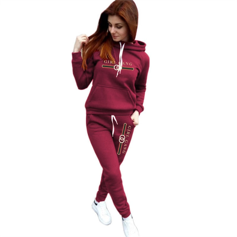 Women Tracksuit Jogging Set