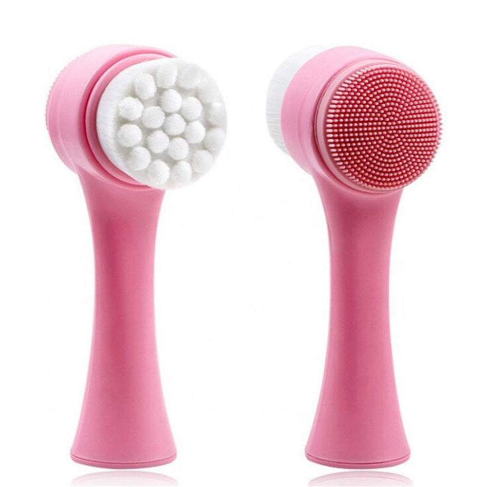 Double-sided Facial Cleansing Brush