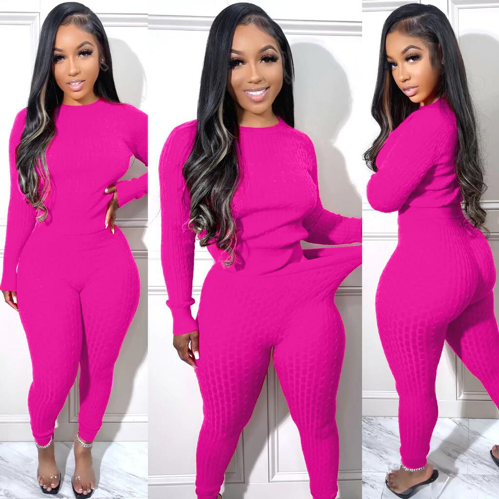 Women 2 Piece Knit Sweater Sets