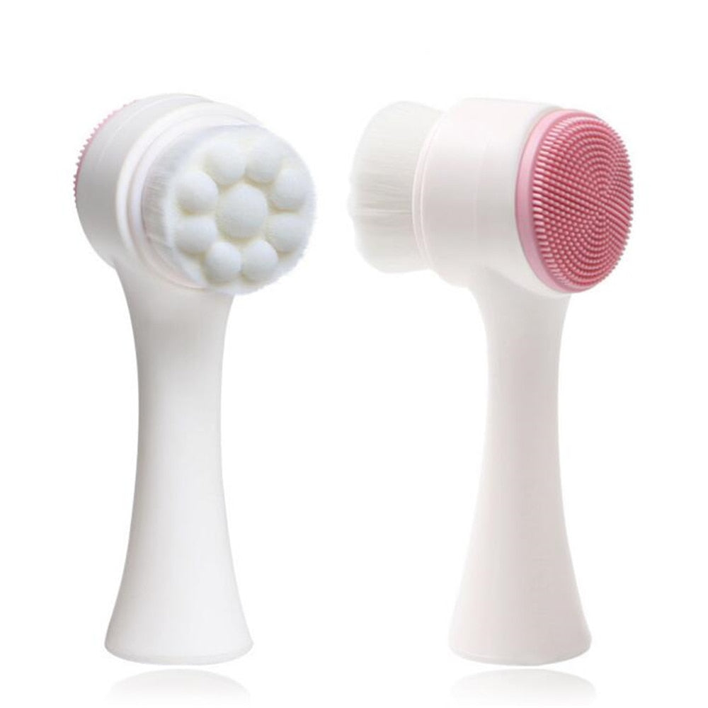 Double-sided Facial Cleansing Brush