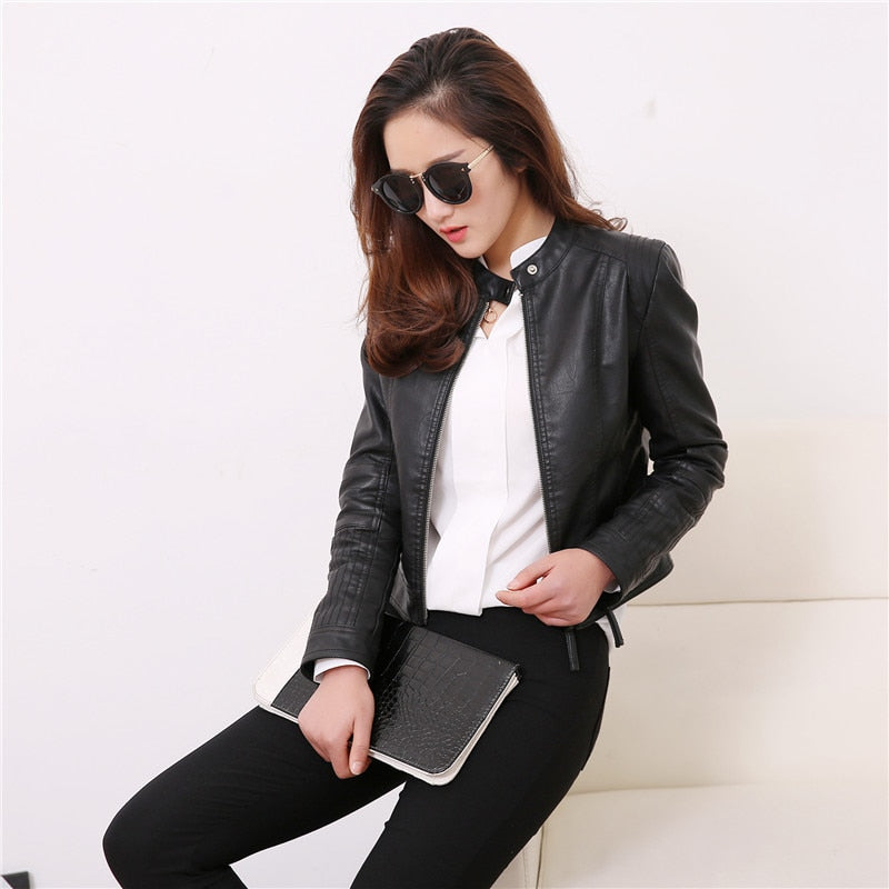 Women Leather Jacket