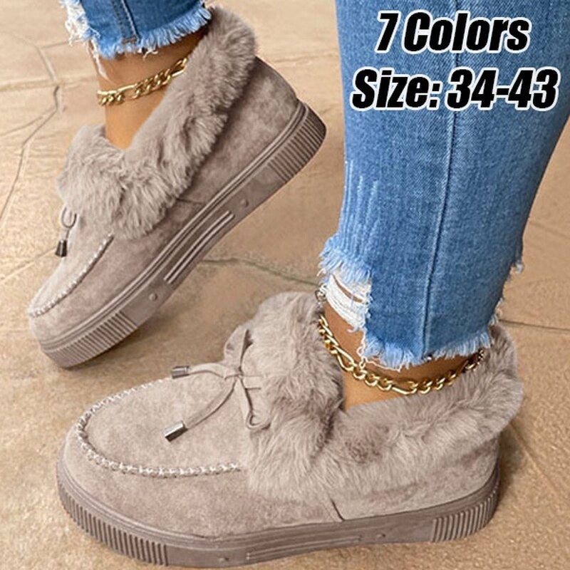 Women Suede Leather Ankle Boots