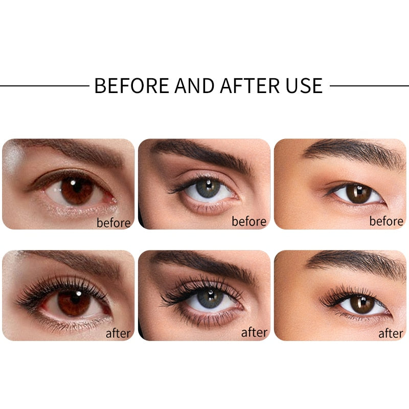 Women Silk Fiber Mascara 4D Extra Volume Waterproof Long lasting