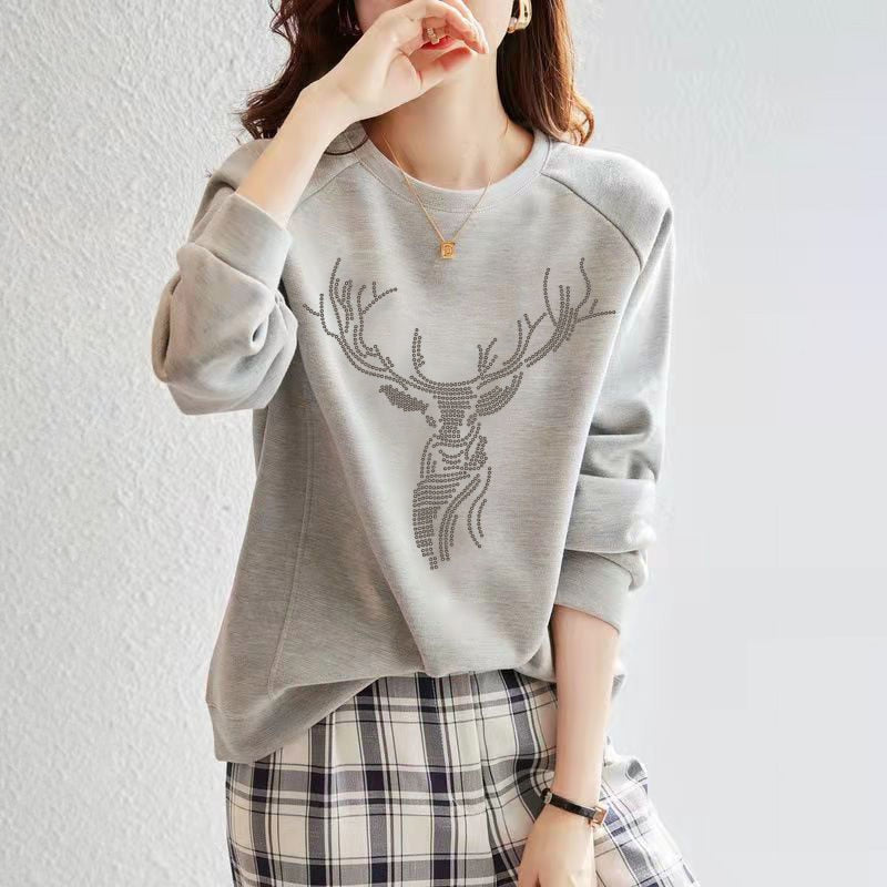 Women Causal Patchwork Long Sleeve T Shirts