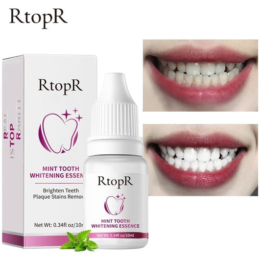 Unisex Teeth Oral Hygiene Essence Whitening Essence Daily Use Effective Remove Plaque Stains Cleaning Product teeth Cleaning Water 10ml