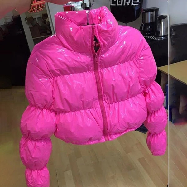 Women Warm Short Candy Colors Jackets