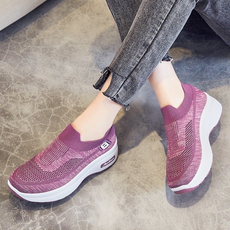 Women Casual Sneakers New Spring Breathable Sport Shoes