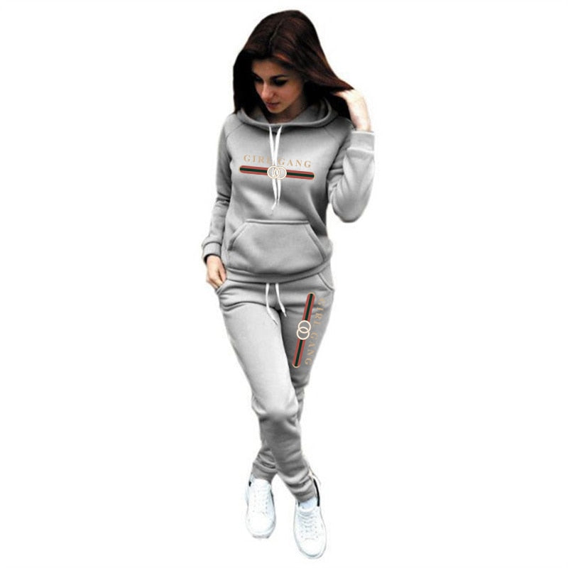 Women Tracksuit Jogging Set