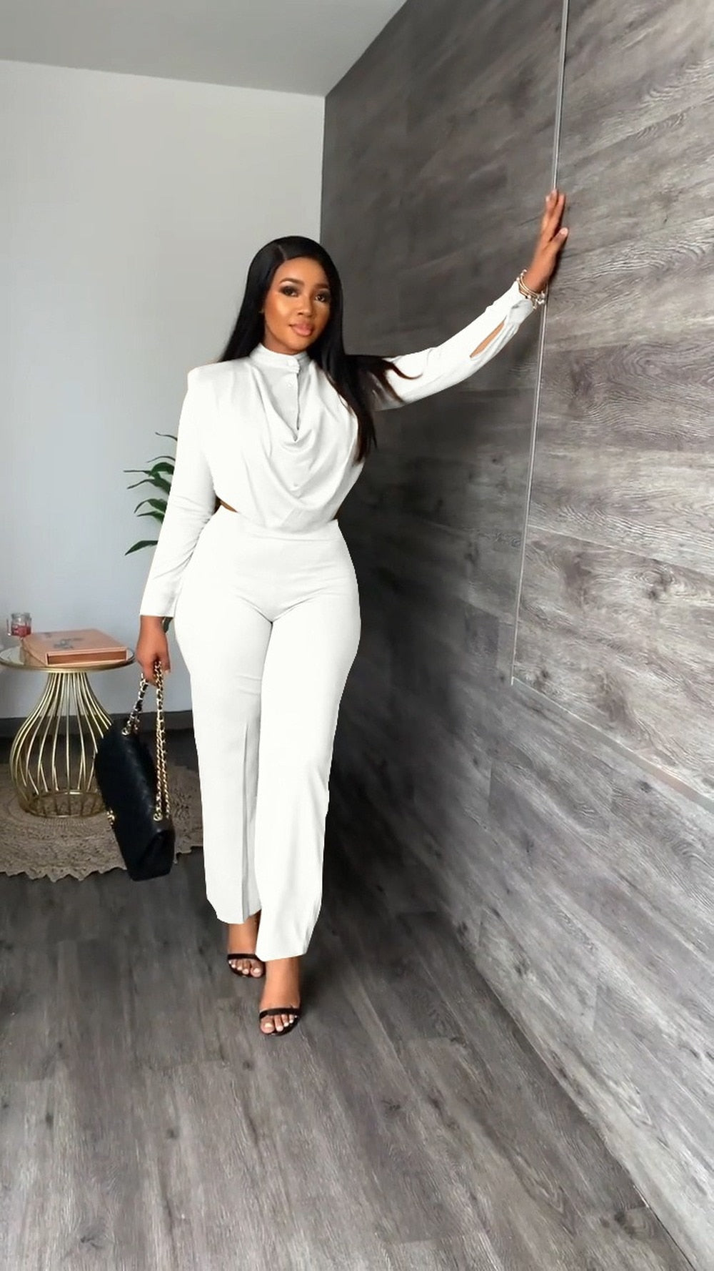 Women 2 Piece Pants Suit Set