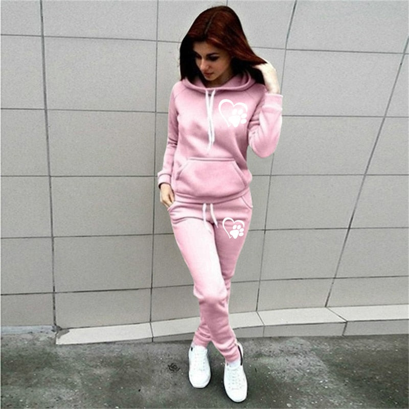 Women Tracksuit Jogging Set