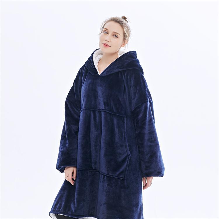 Women Pocket Oversized Hoodie Blanket